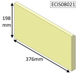ECIS08021 Parkray Upper Rear Brick  |  Aspect 8 Slimline
